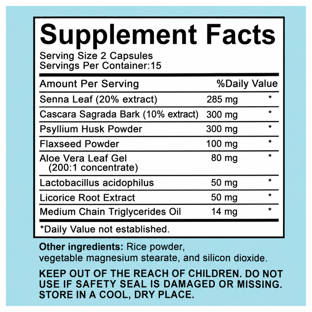 15-Day Herbal Cleanse Capsules