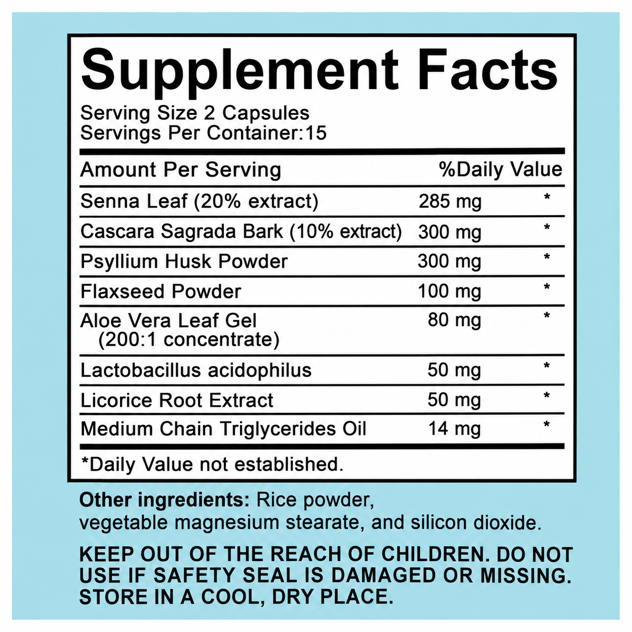 15-Day Herbal Cleanse Capsules