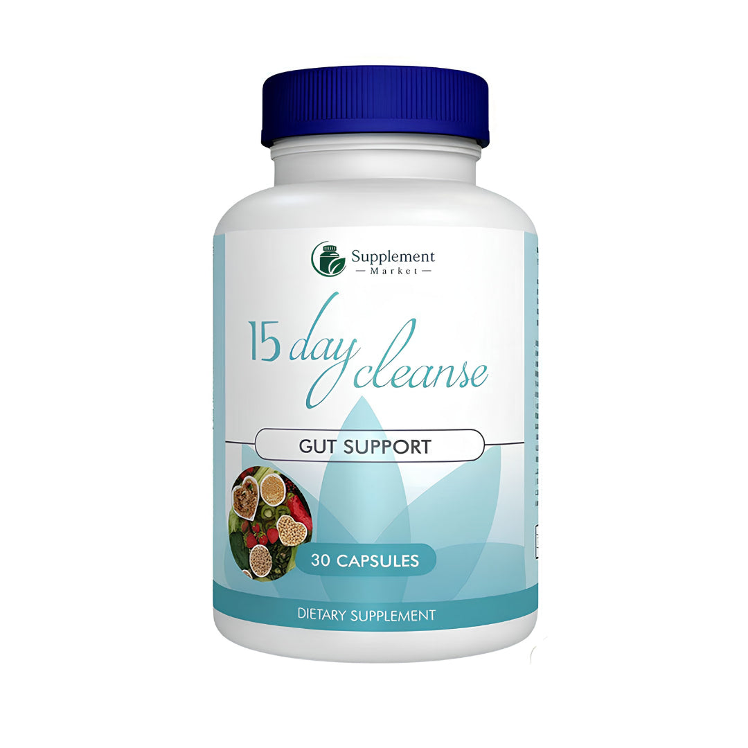 15-Day Herbal Cleanse Capsules — Liver & Digestive Support | Natural Detox Formula