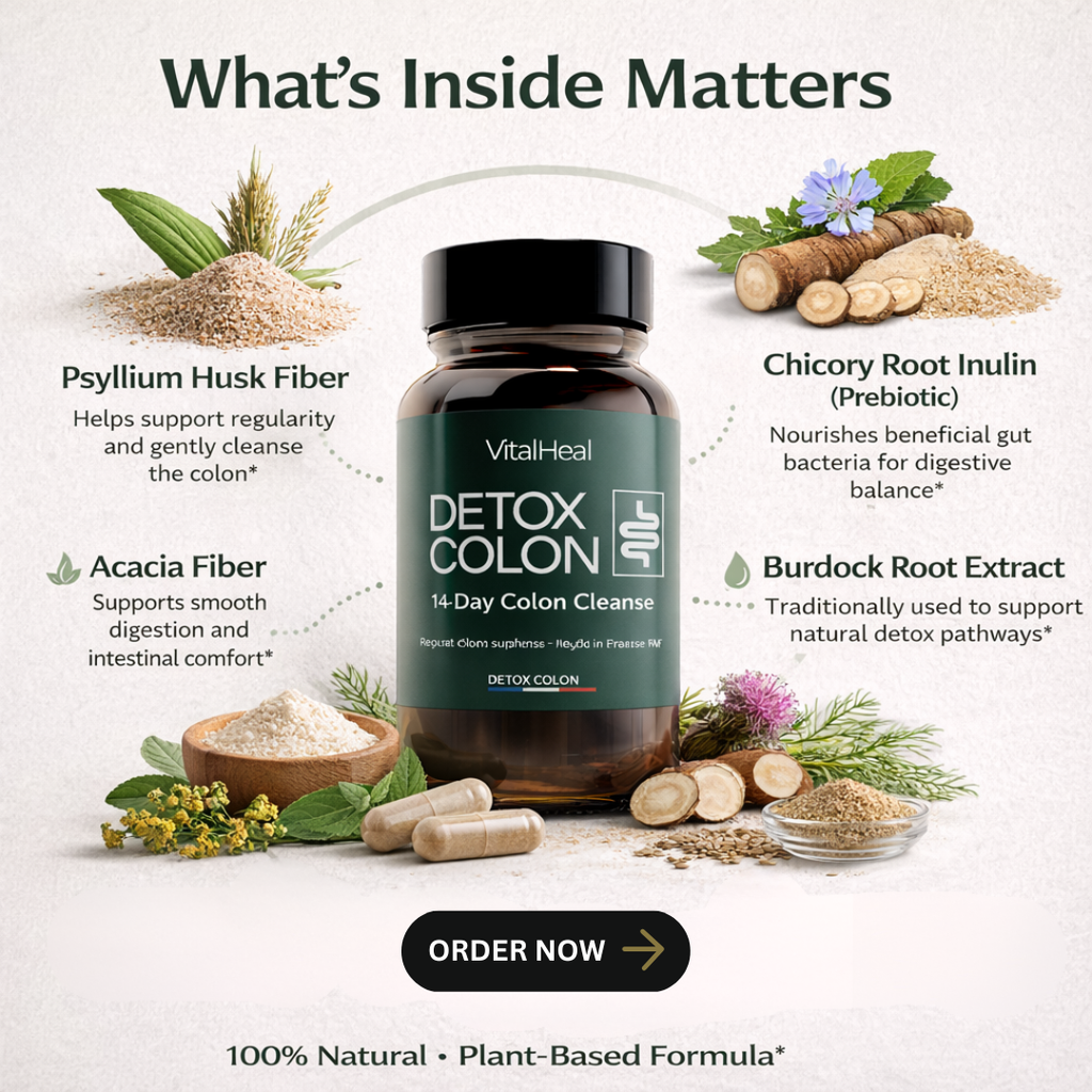 HappyDetox Detox Colon 14 Days for Digestive Reset, Bloating Relief & Gut Balance - Supplement Market