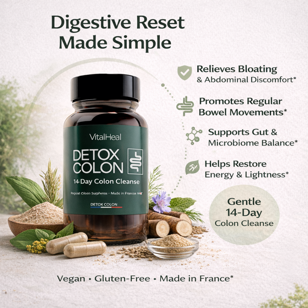 HappyDetox Detox Colon 14 Days for Digestive Reset, Bloating Relief & Gut Balance - Supplement Market