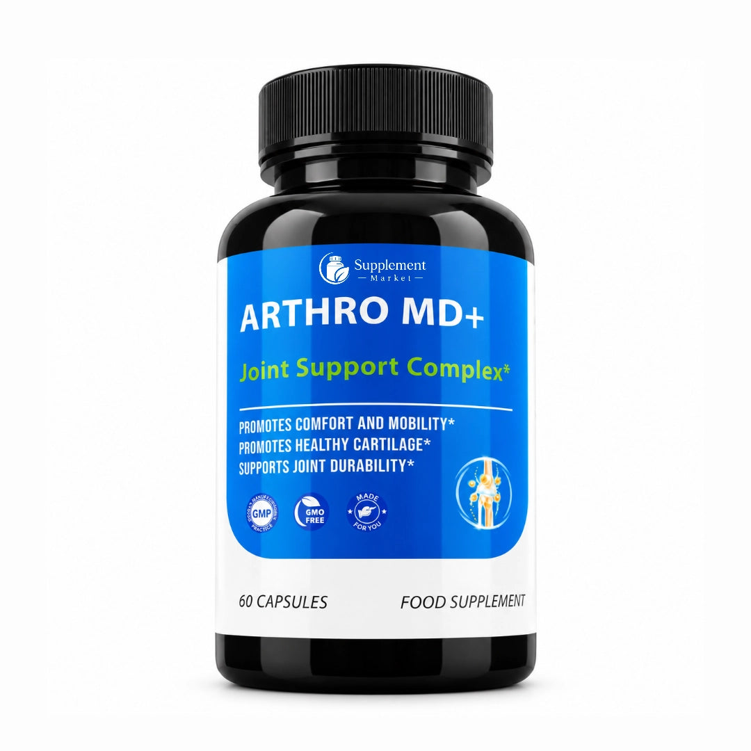 ARTHRO MD+ Joint Support Complex – Marine Collagen & Vitamin C Capsules for Joint Comfort, Mobility & Normal Cartilage Function