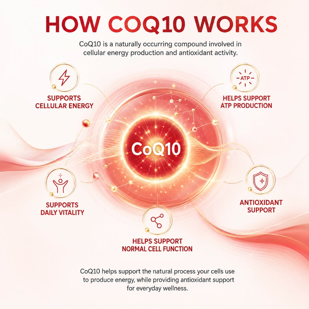 CoQ10 400 mg Liquid-Filled Gummies – Cellular Energy & Antioxidant Support