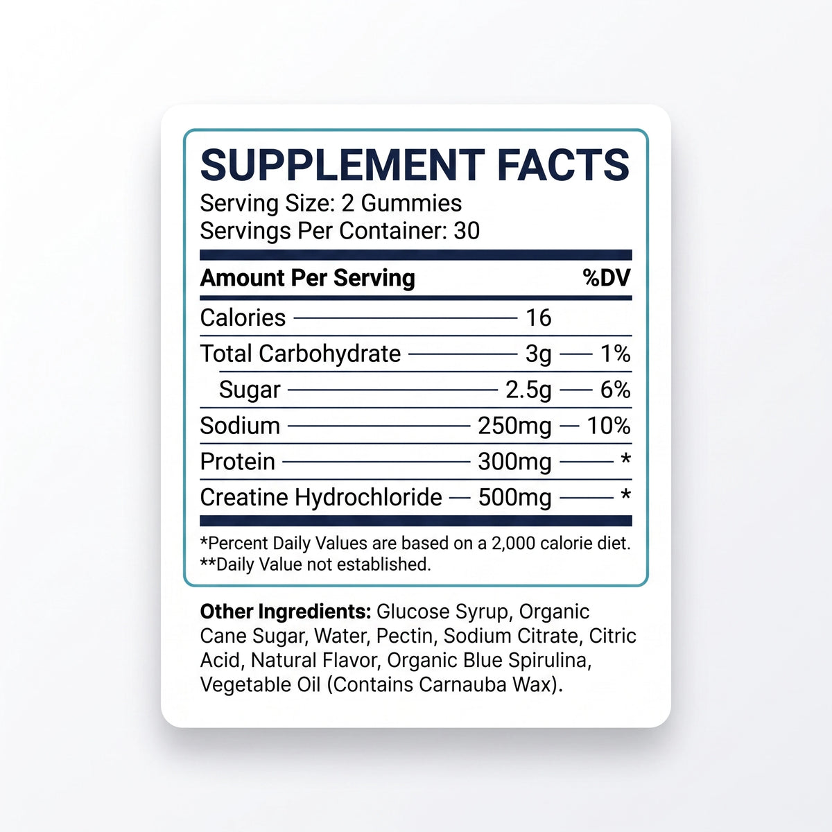 Creatine Hydrochloride Gummies – Strength, Energy & Muscle Support