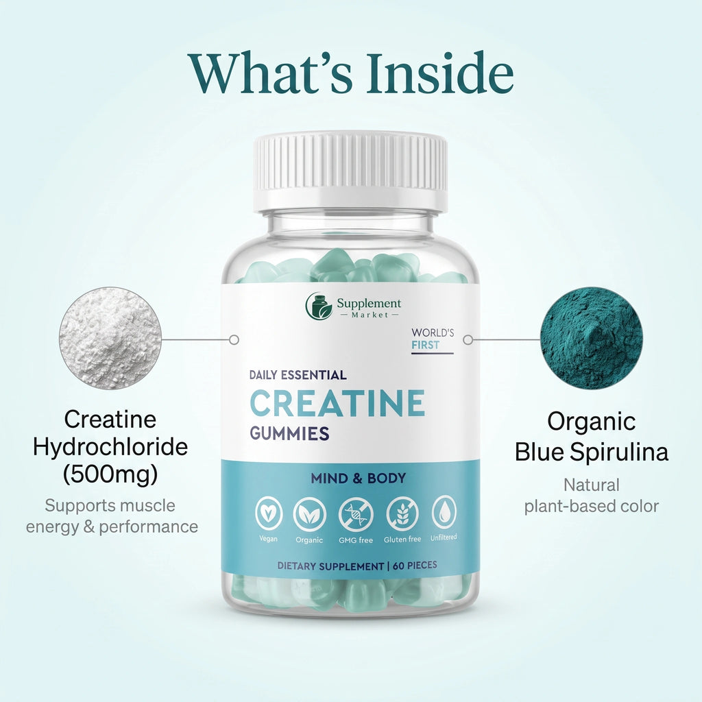 Creatine Hydrochloride Gummies – Strength, Energy & Muscle Support