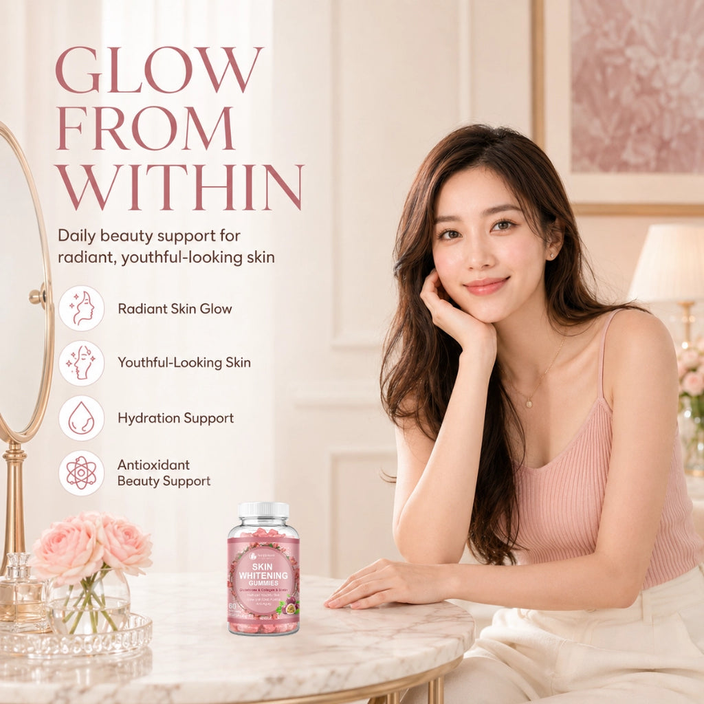 Glutathione for Skin – Collagen & Biotin Gummies for Glow & Radiance