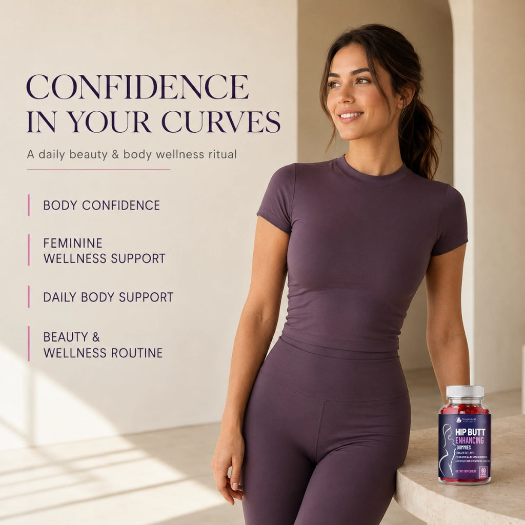 Hip & Butt Support Gummies for Women – Herbal Wellness Support