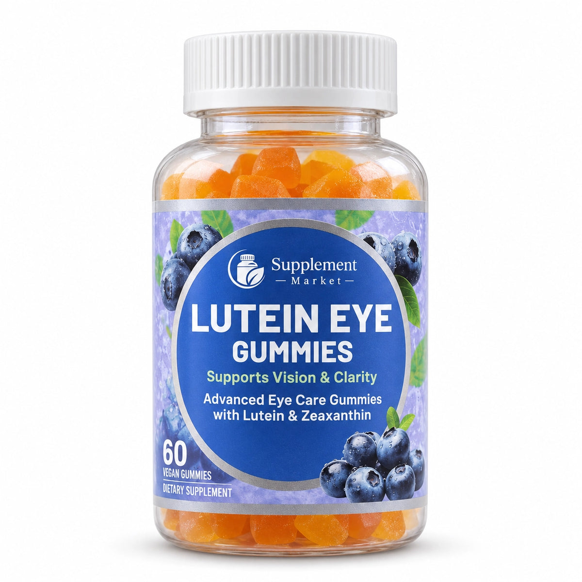 Lutein Eye Gummies with Zeaxanthin – Vision, Clarity & Antioxidant Support