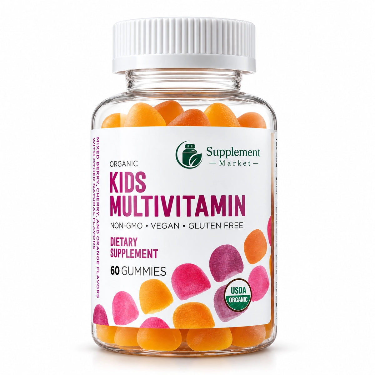 Organic Children’s Multivitamin Gummies – Growth, Immune & Bone Support