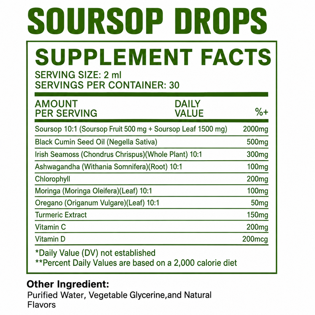 Soursop Liquid Drops