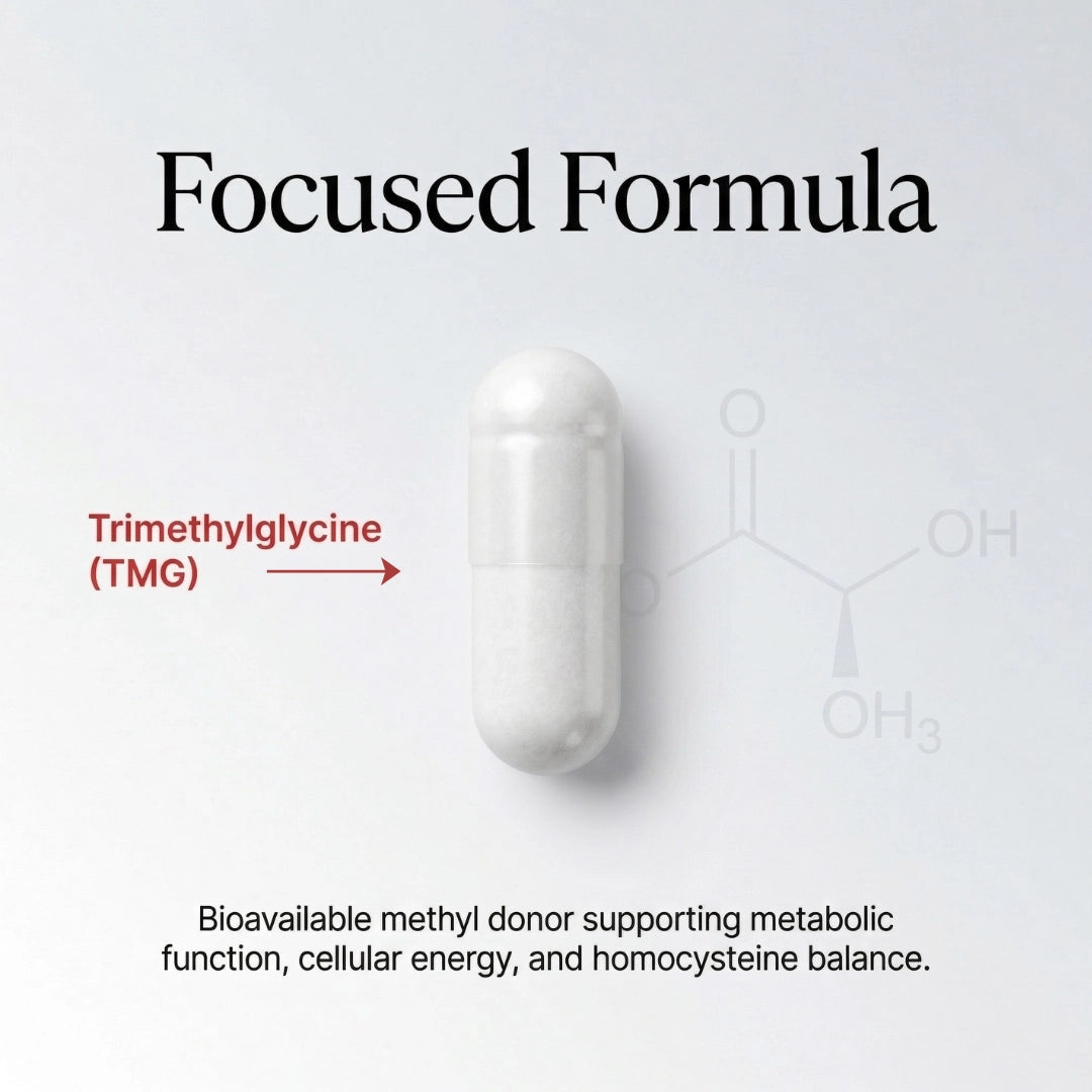 Trimethylglycine TMG Supplement – Liver Support & Homocysteine Balance
