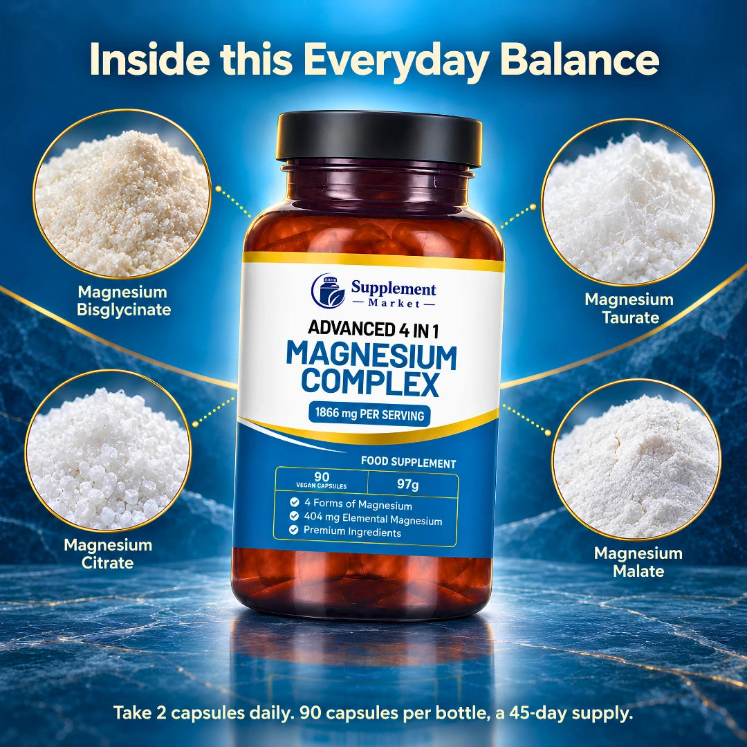 Advanced Magnesium Complex 4-in-1 Supplement
