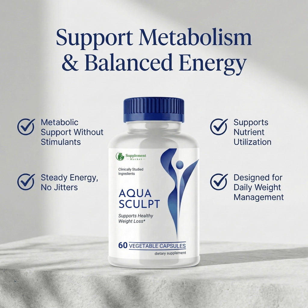 Aqua Sculpt – Weight Management Support Supplement with L-Carnitine for Metabolic Support