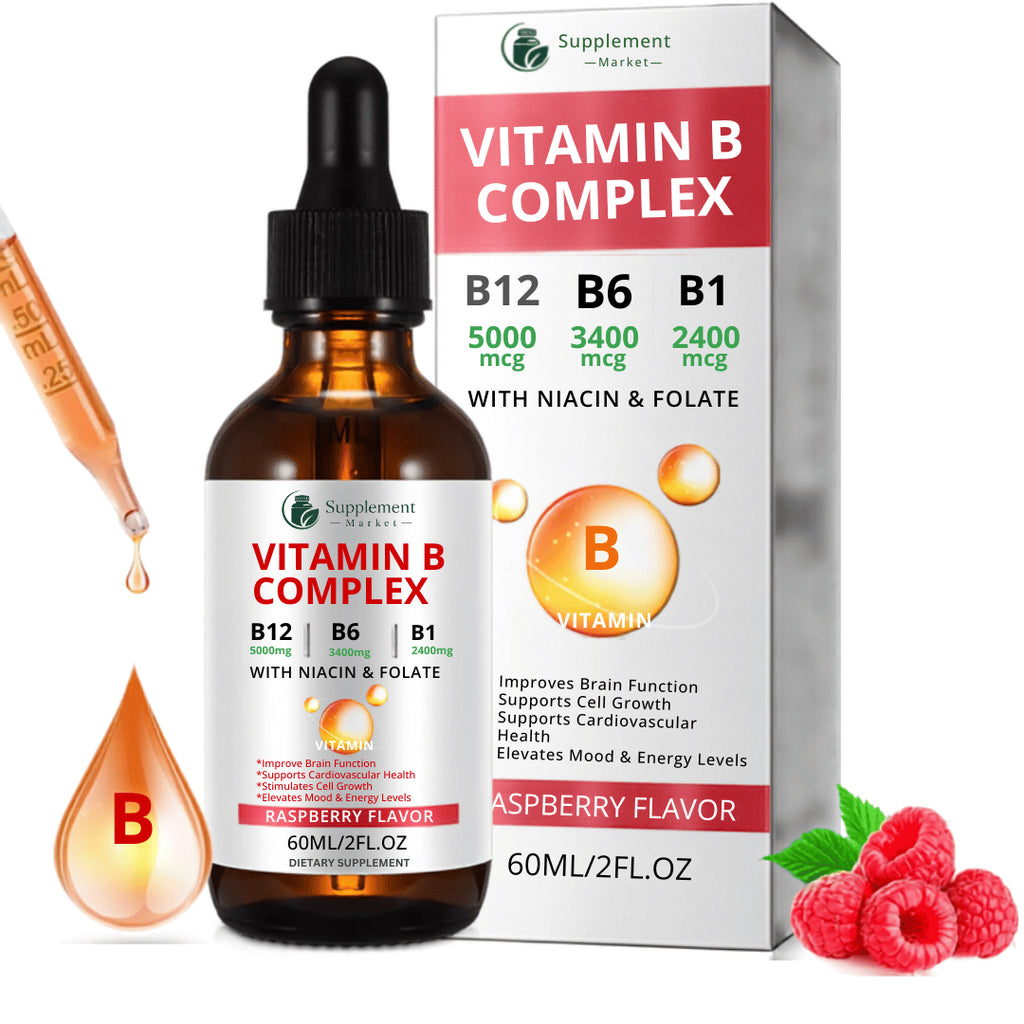 B-Vitamin Liquid Drops – Energy, Focus & Nervous System Support