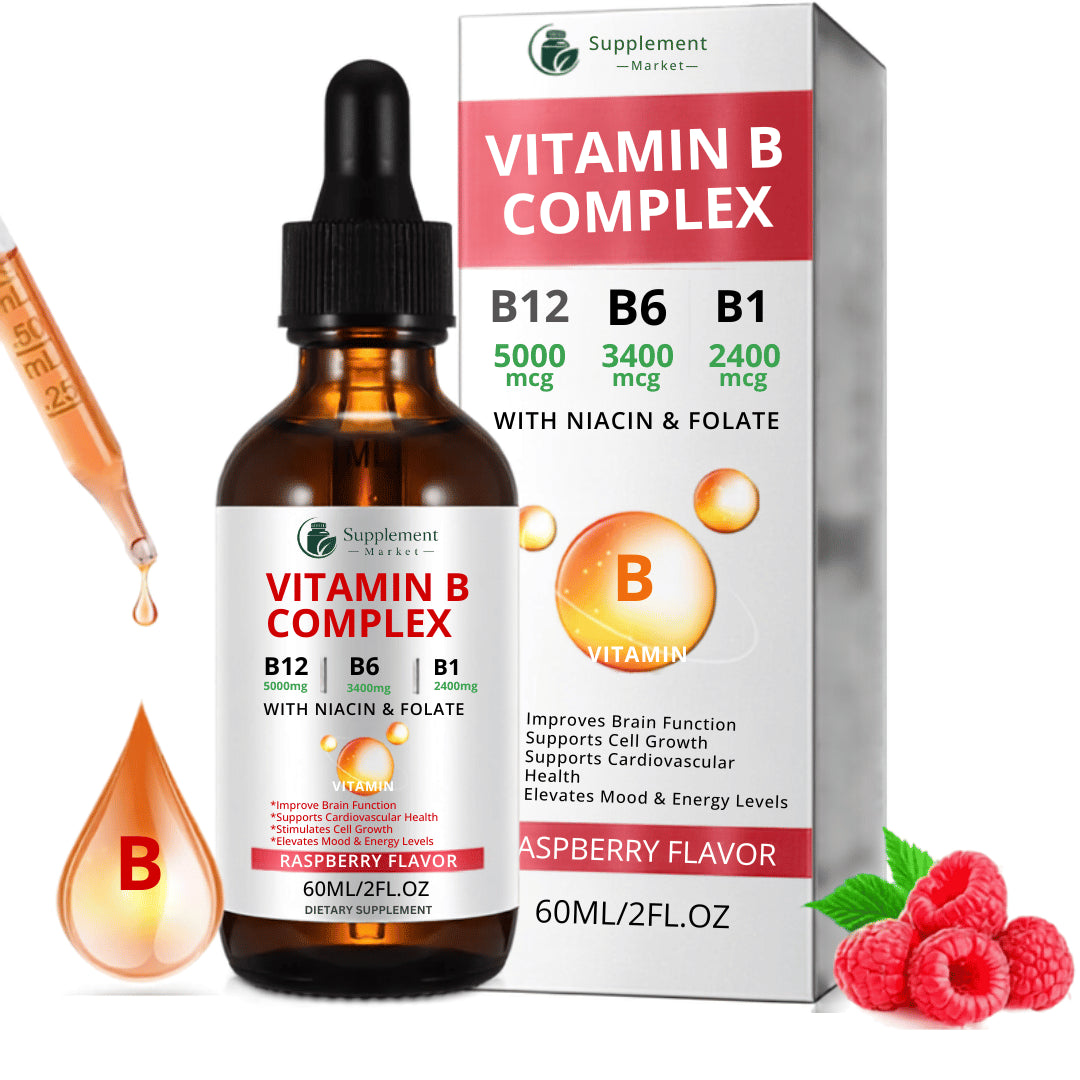 B-Vitamin Liquid Drops – Energy, Focus & Nervous System Support