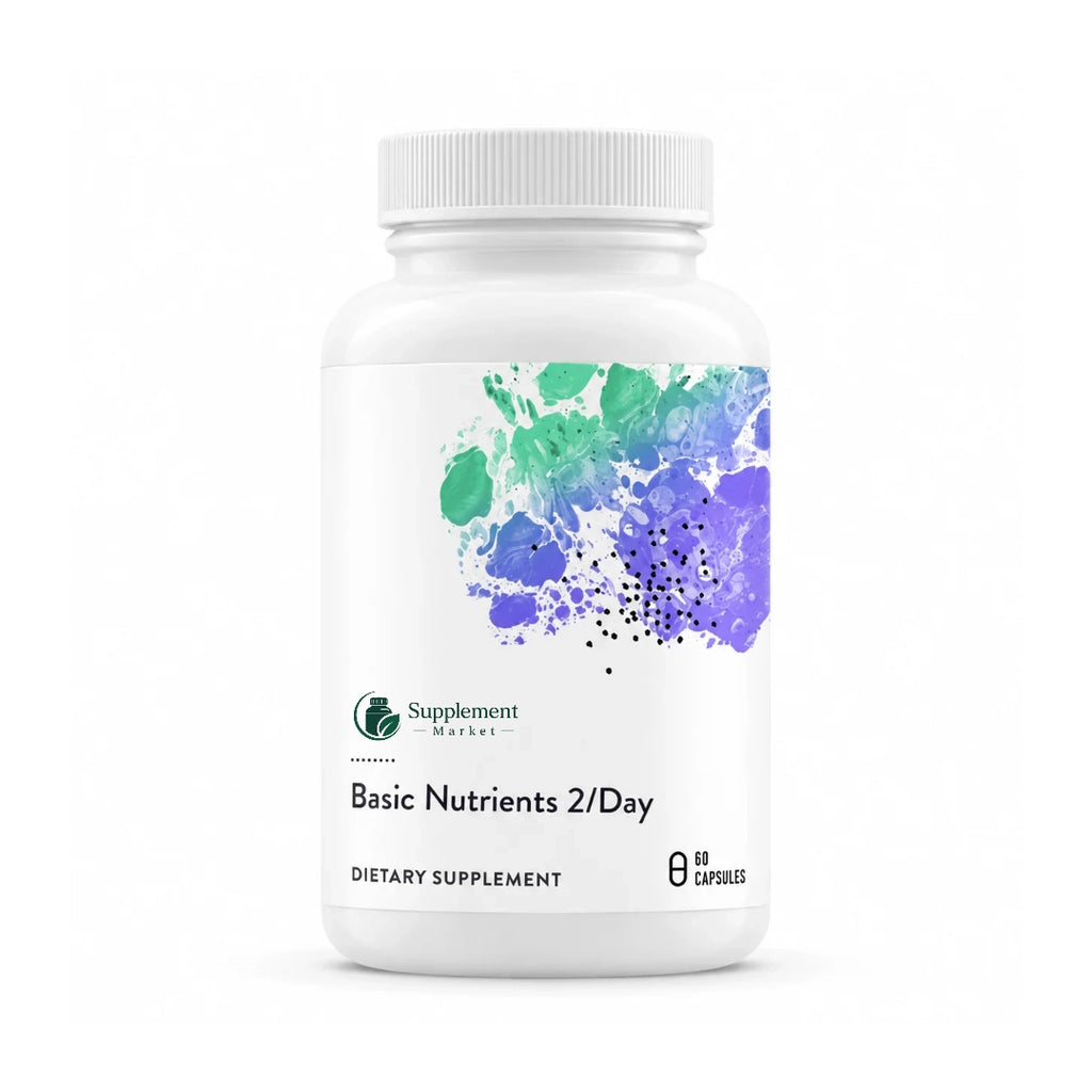 Basic Nutrients 2/Day Multivitamin with Active B Vitamins, D3 & K2 – Immune & Bone Support