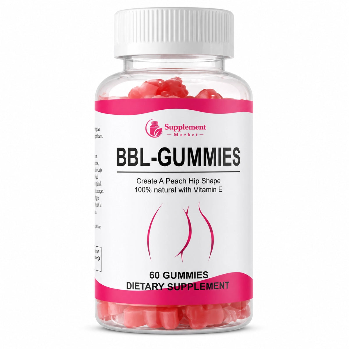 BBL Gummies – Apple Cider Vinegar, B-Vitamins & Iodine for Curves & Shape Support