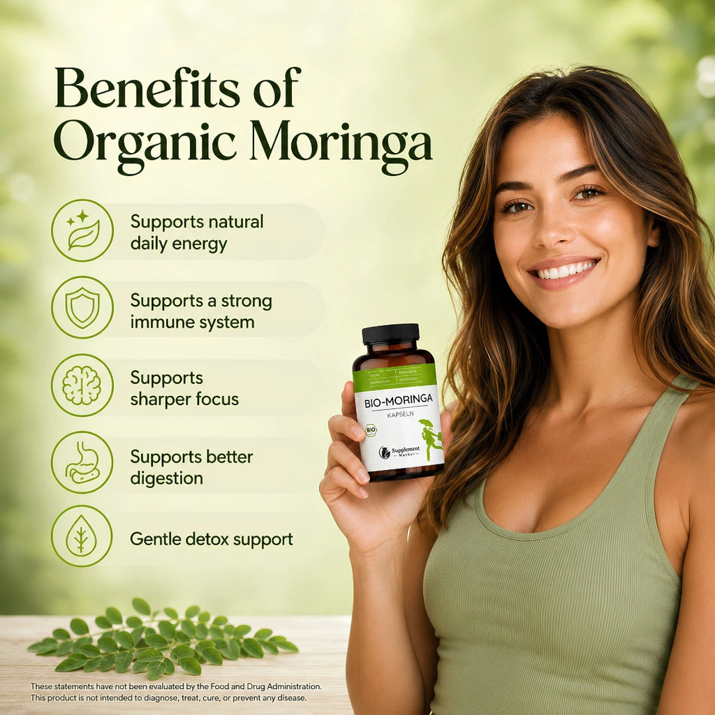 Bio Moringa Capsules – Moringa Leaf Powder for Daily Nutrition Support