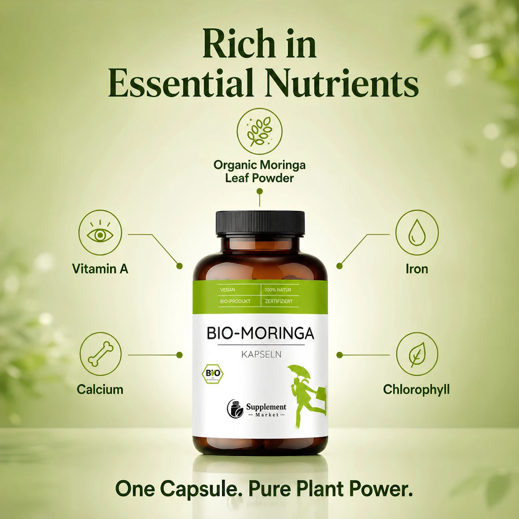 Bio Moringa Capsules – Moringa Leaf Powder for Daily Nutrition Support