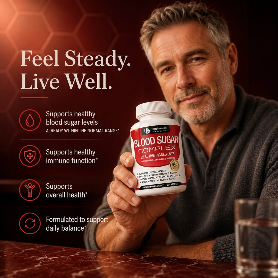 Blood Sugar Complex – Glucose & Metabolism Support Supplement