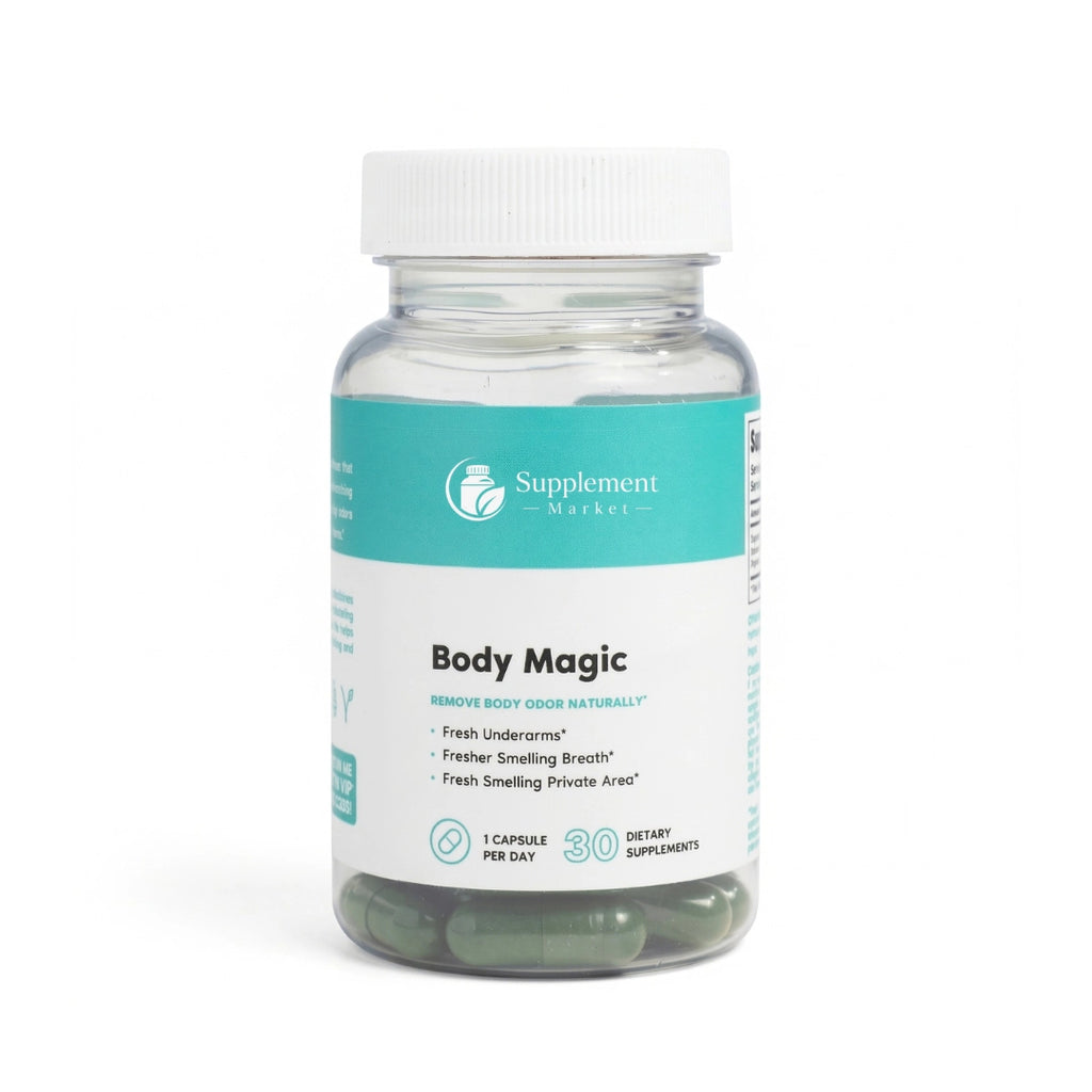 Body Magic Chlorophyll Capsules for Internal Freshness and Clear Skin