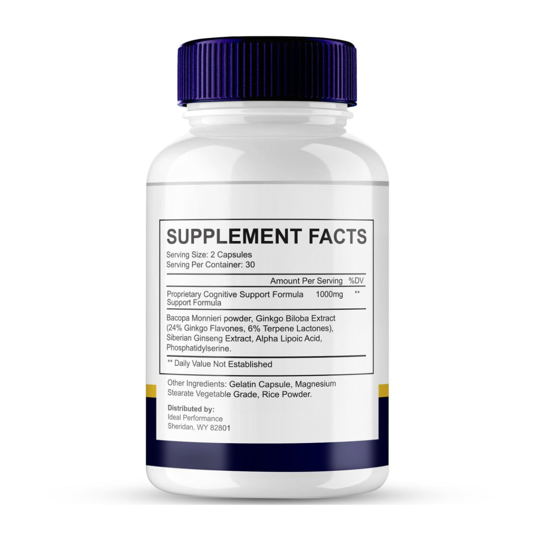 Brain Defender Supplement - Support for Focus, Mental Clarity & Daily Performance