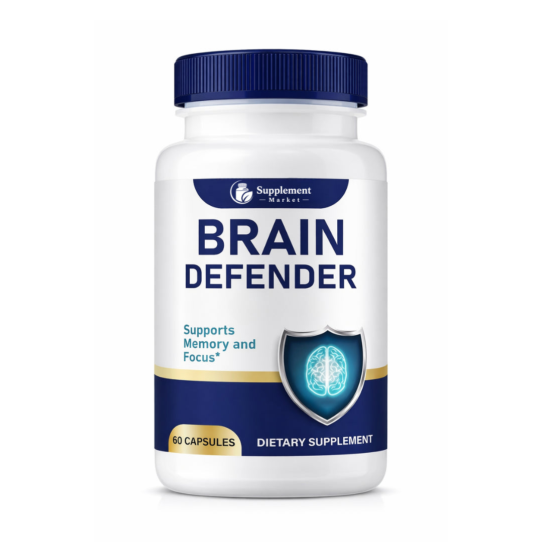 Brain Defender Supplement - Support for Focus, Mental Clarity & Daily Performance