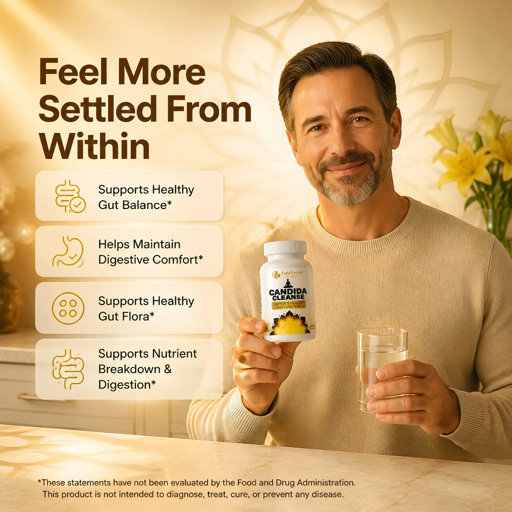Gut Cleanse – Gut Support with Natural Herbal Formula, Oregano Leaf, Black Walnut & Caprylic Acid