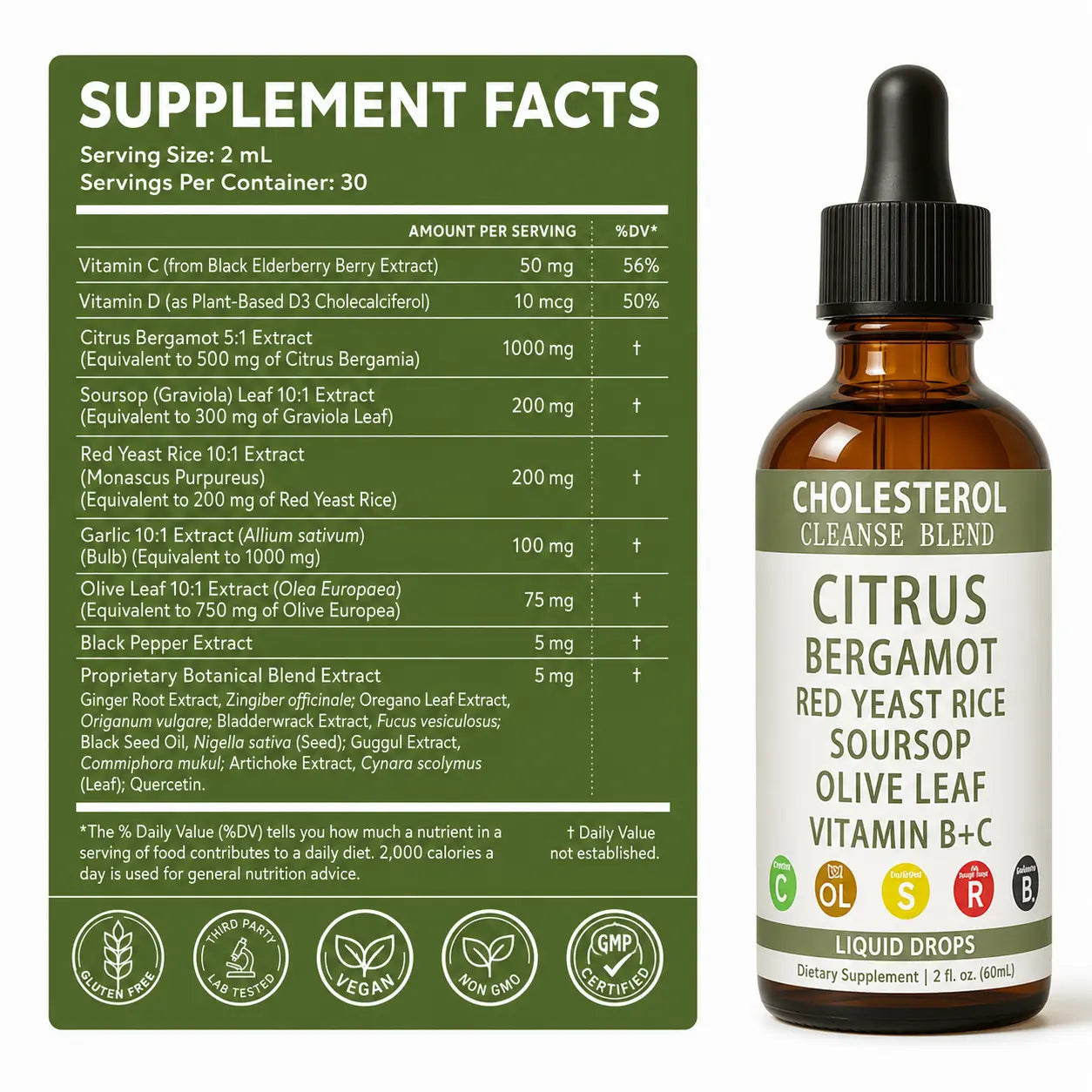 Citrus Bergamot Liquid Drops
