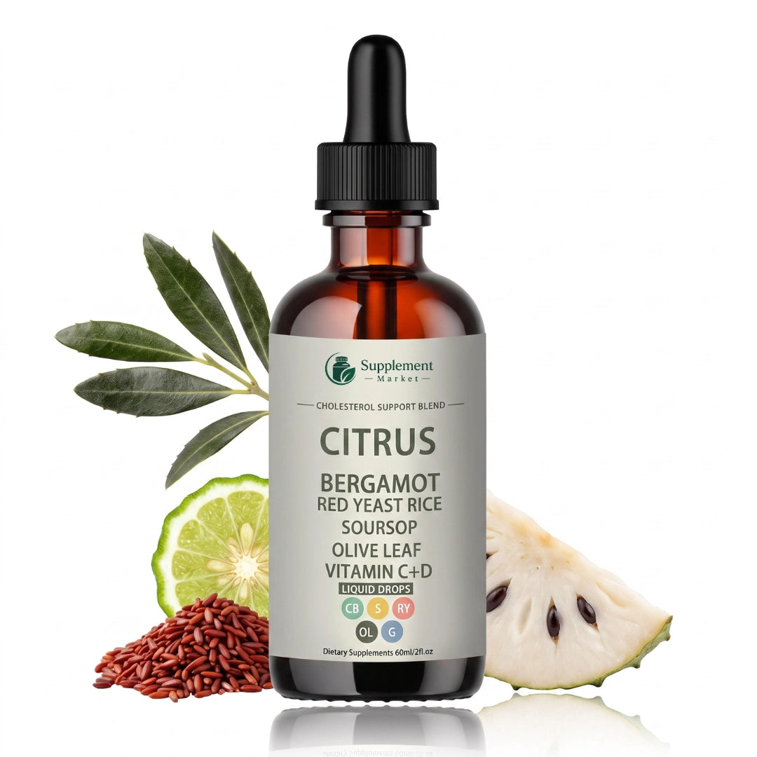 Citrus Bergamot Liquid Drops – Cholesterol Balance, Circulation & Antioxidant Support