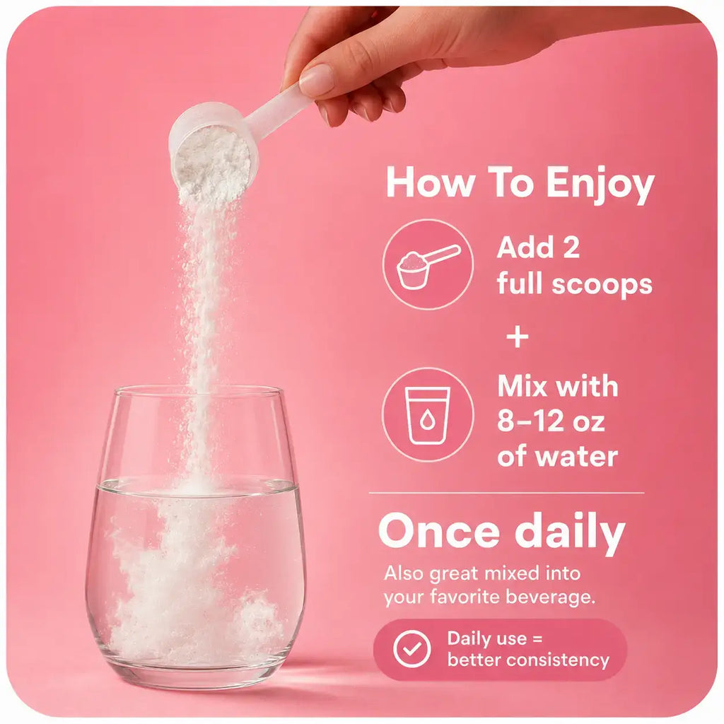 Creatine Hydration Powder for Women with Electrolytes, Collagen & Probiotics – Strawberry, 392g