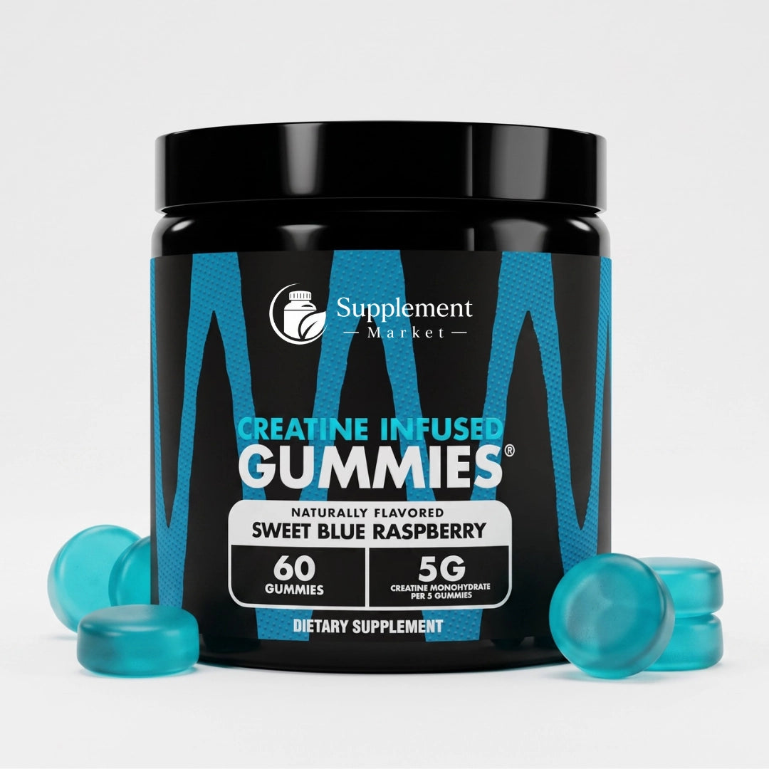 Creatine Gummies – Blue Raspberry Flavor