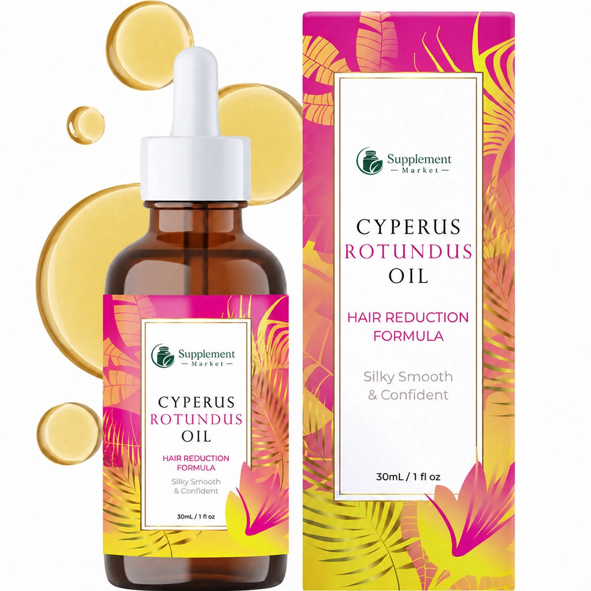 Cyperus Rotundus Oil for Natural Hair Reduction – 30ml