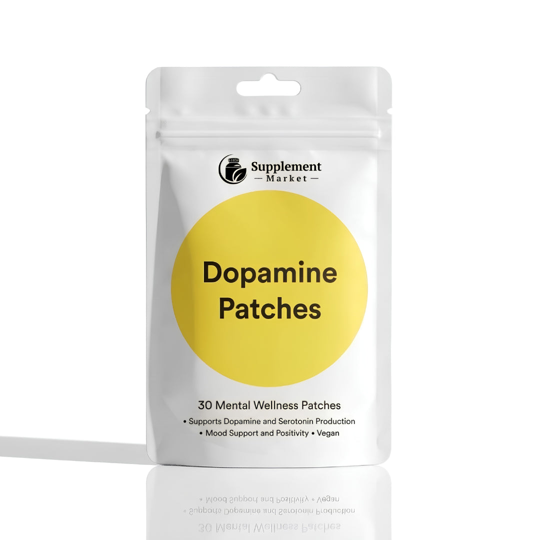 Mood Booster Patches – Herbal Patches with Rhodiola, Lion's Mane & Mucuna, 30 Vegan Patches