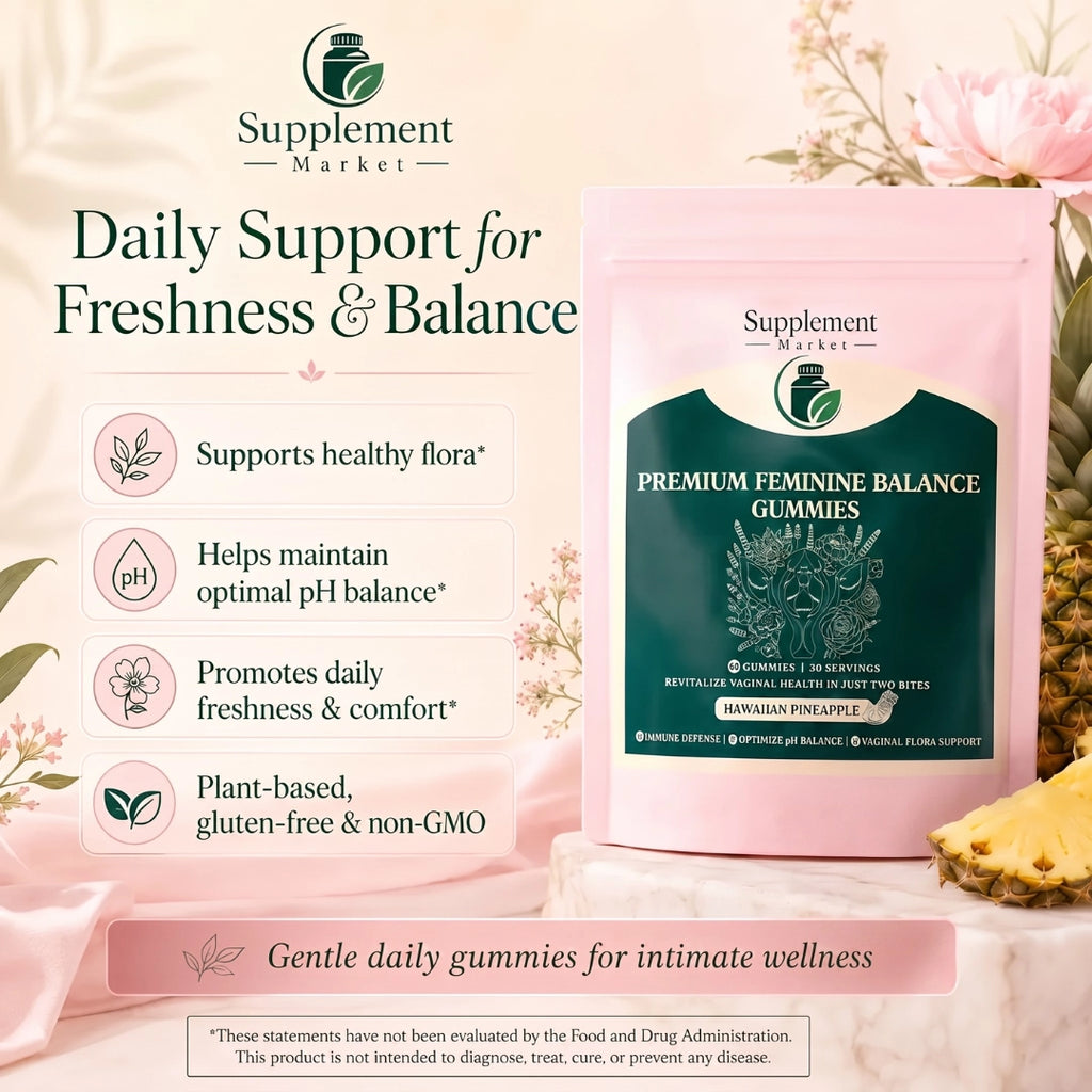 Feminine Balance Gummies – Intimate Wellness, pH & Freshness Support
