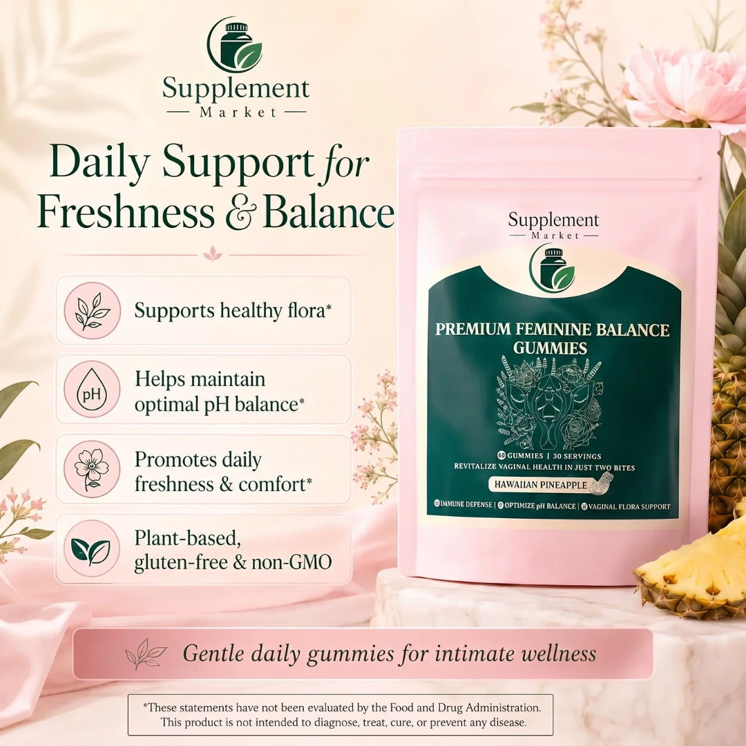 Feminine Balance Gummies – Intimate Wellness, pH & Freshness Support