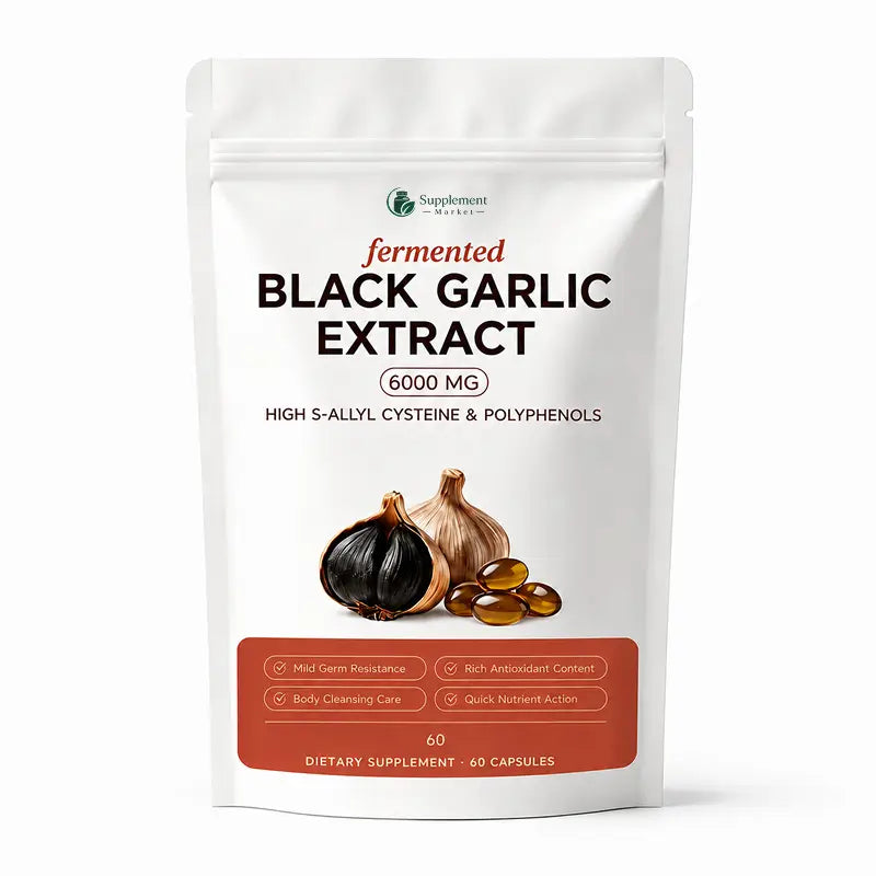 Fermented Black Garlic Extract for Digestive, Gut & Antioxidant Support