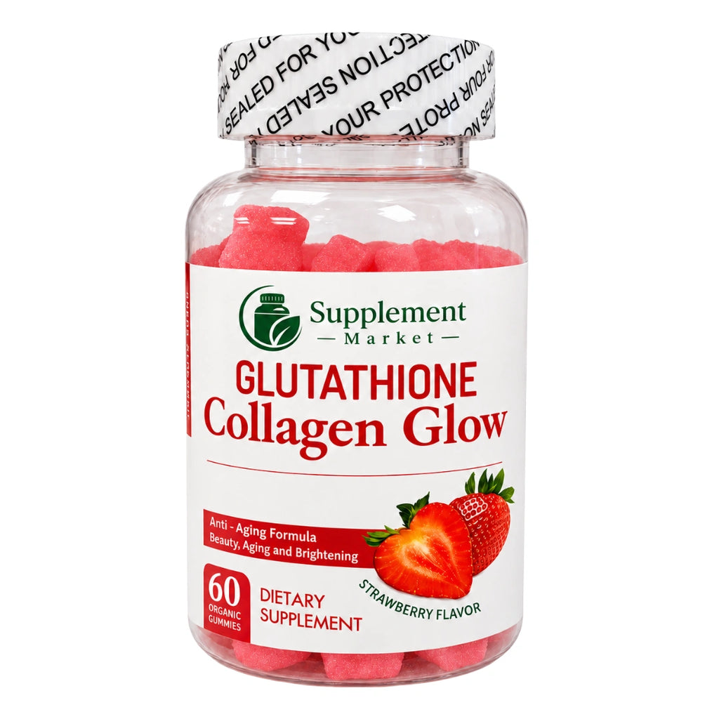 Glutathione Collagen Glow Gummies - Skin, Hair & Nail Support