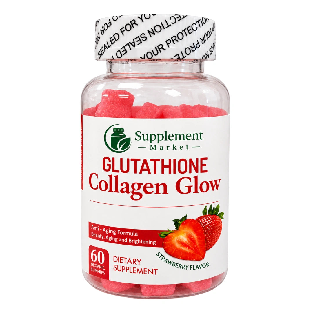 Glutathione Collagen Glow Gummies - Skin, Hair & Nail Support