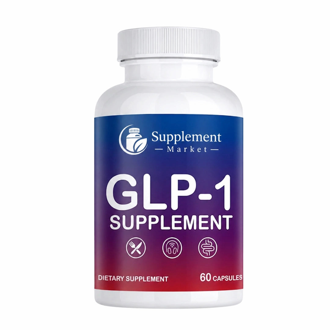 GLP-1 Supplement Capsules – Berberine, Probiotics & Green Tea Extract, Gut Health & Metabolism Support