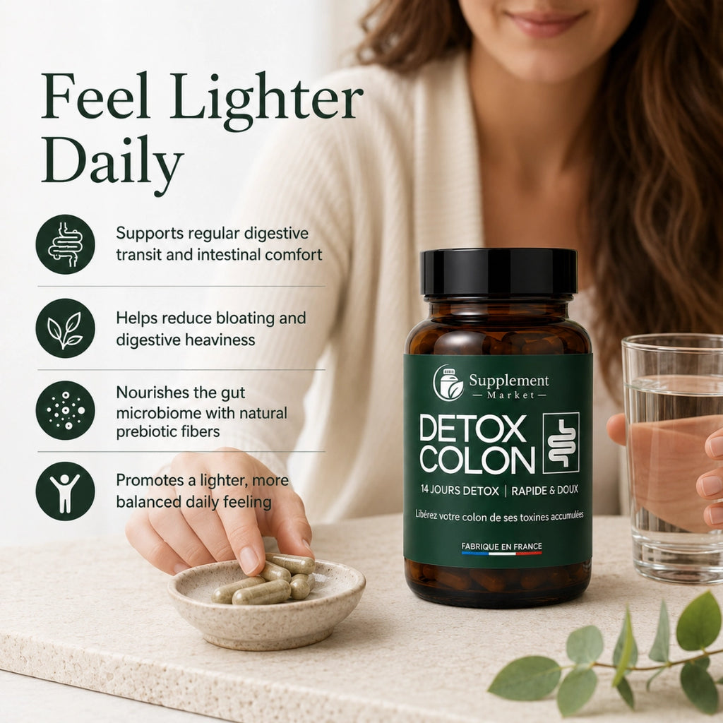 HappyDetox Detox Colon 14 Days for Digestive Reset, Bloating Relief & Gut Balance
