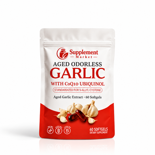 Aged Odorless Garlic with CoQ10 Ubiquinol
