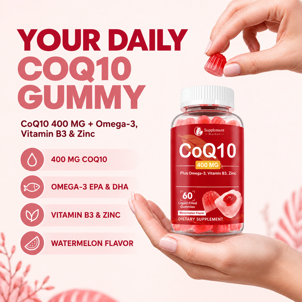 CoQ10 400 mg Liquid-Filled Gummies