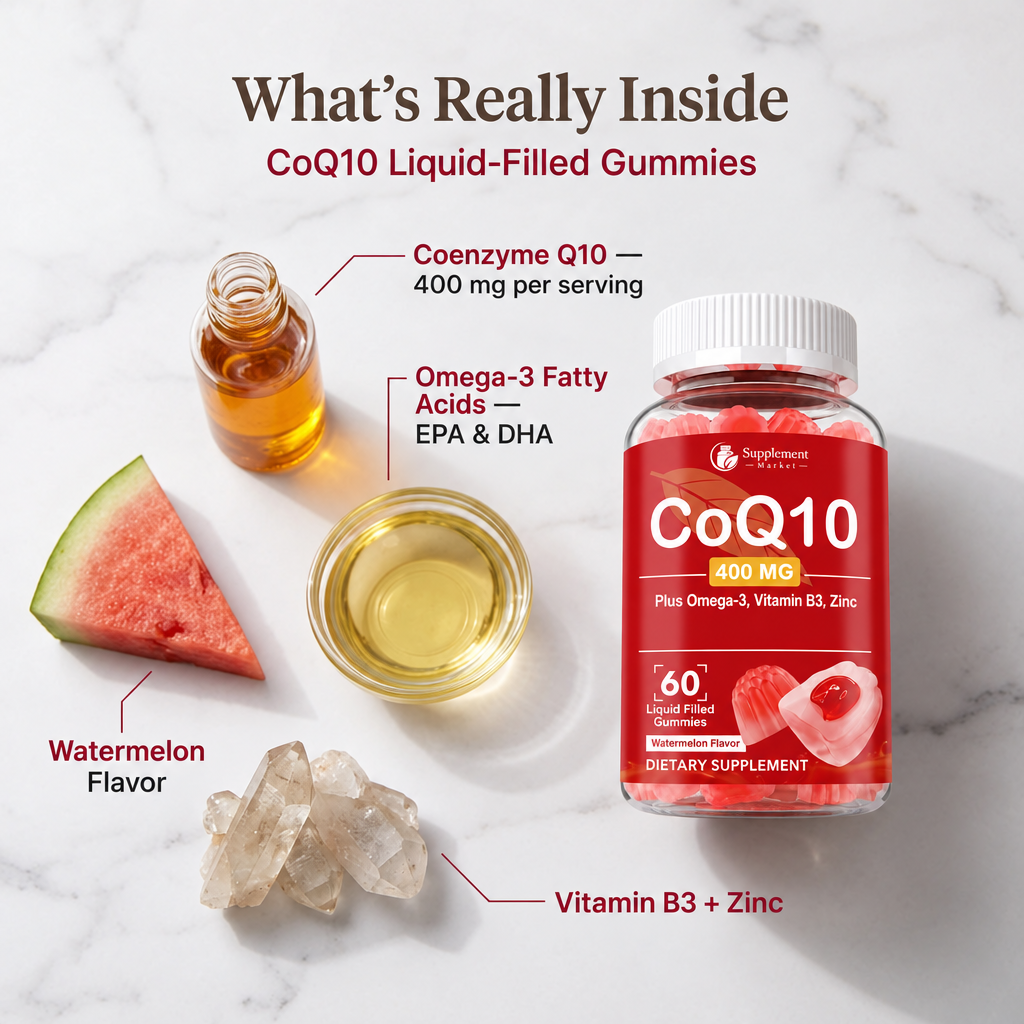 CoQ10 400 mg Liquid-Filled Gummies