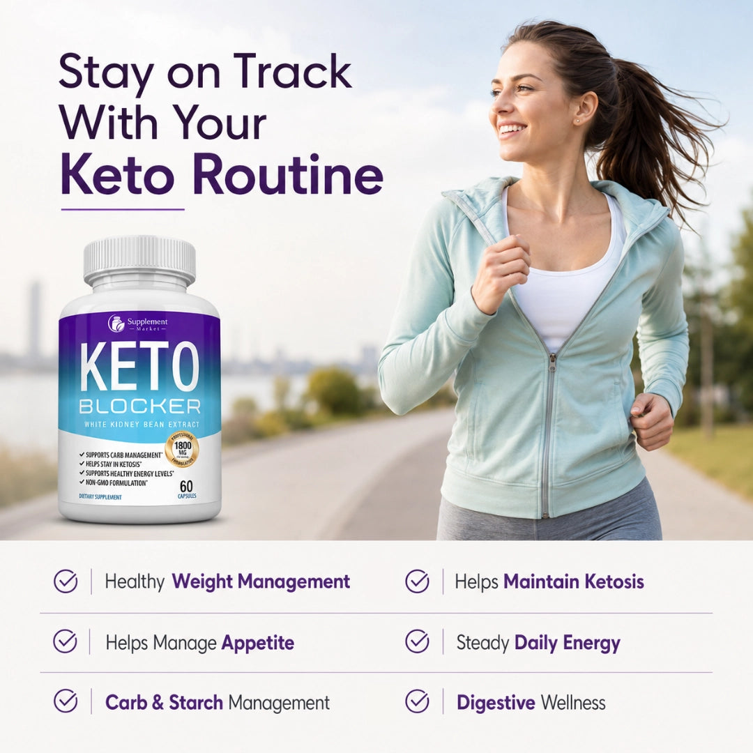 Keto Carb Blocker Capsules – Carb Control & Metabolism Support