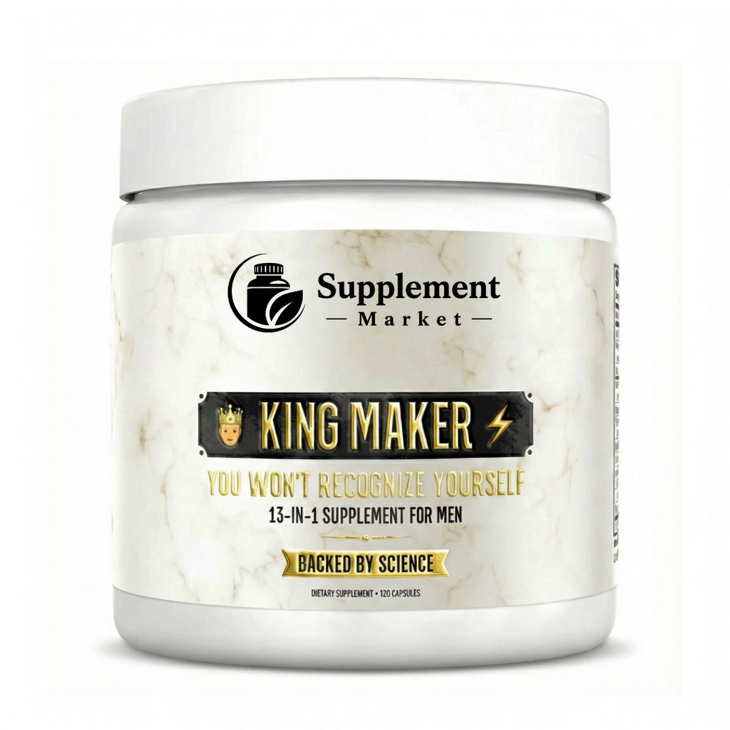 King Maker 13-in-1 Supplement for Men – Male Performance, Muscle Support & Circulation Improvement