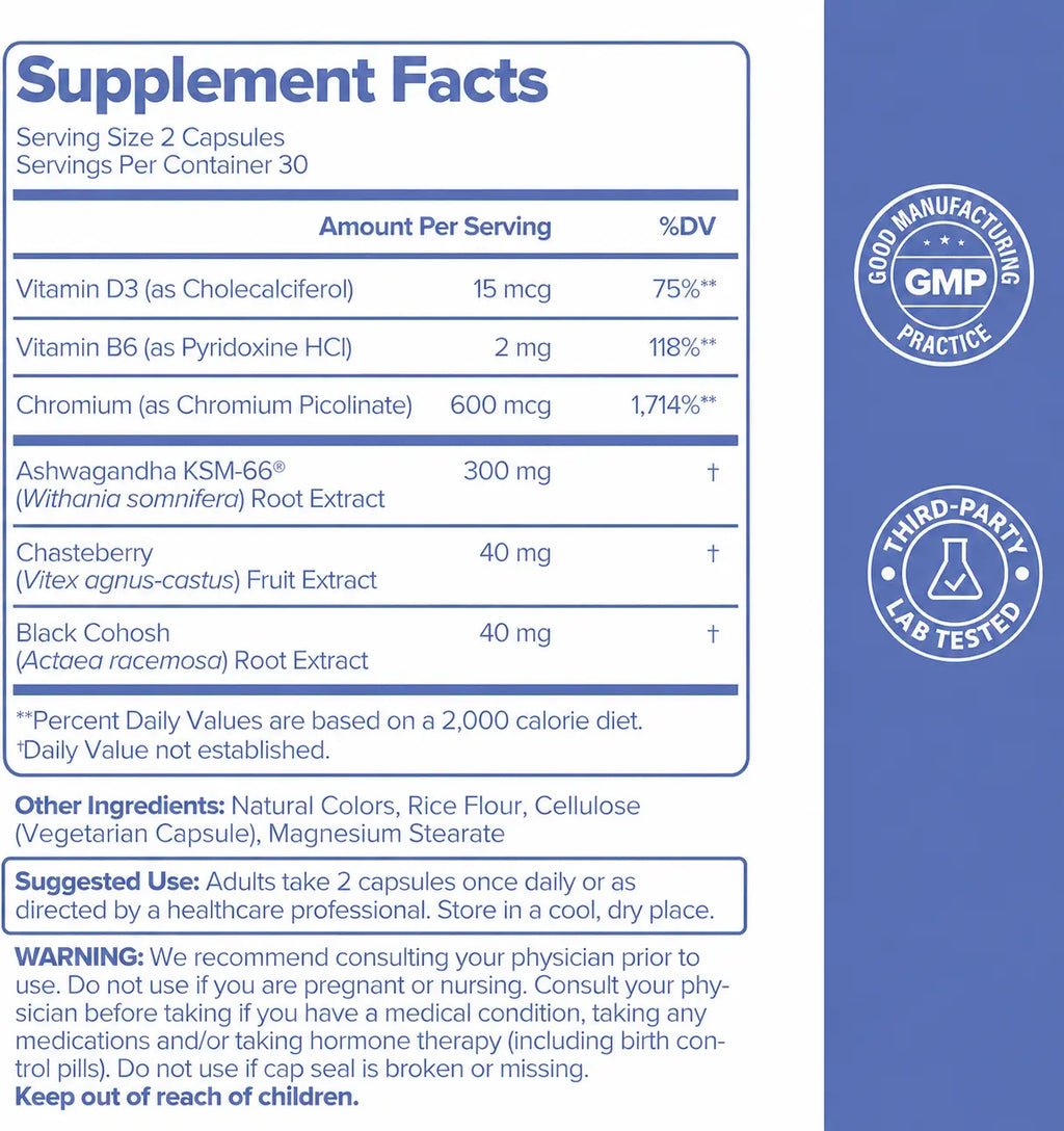 Hormone-Free Menopause Support Capsules
