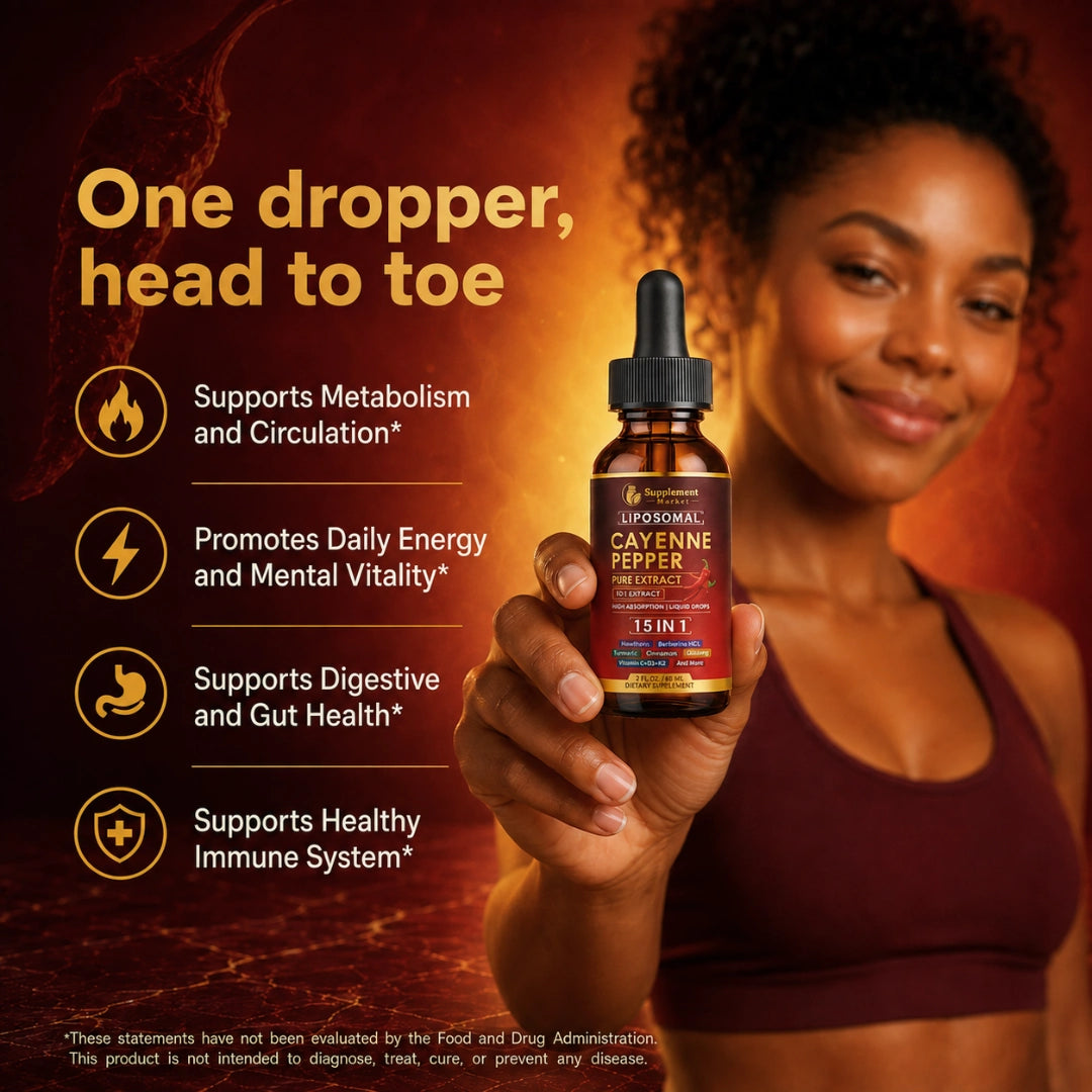 Liposomal Cayenne Pepper Liquid Drops