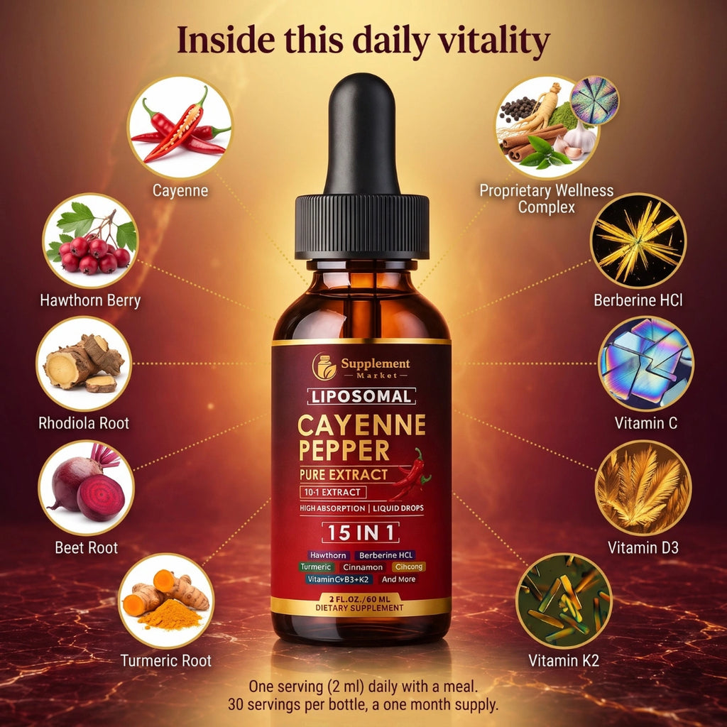 Liposomal Cayenne Pepper Liquid Drops