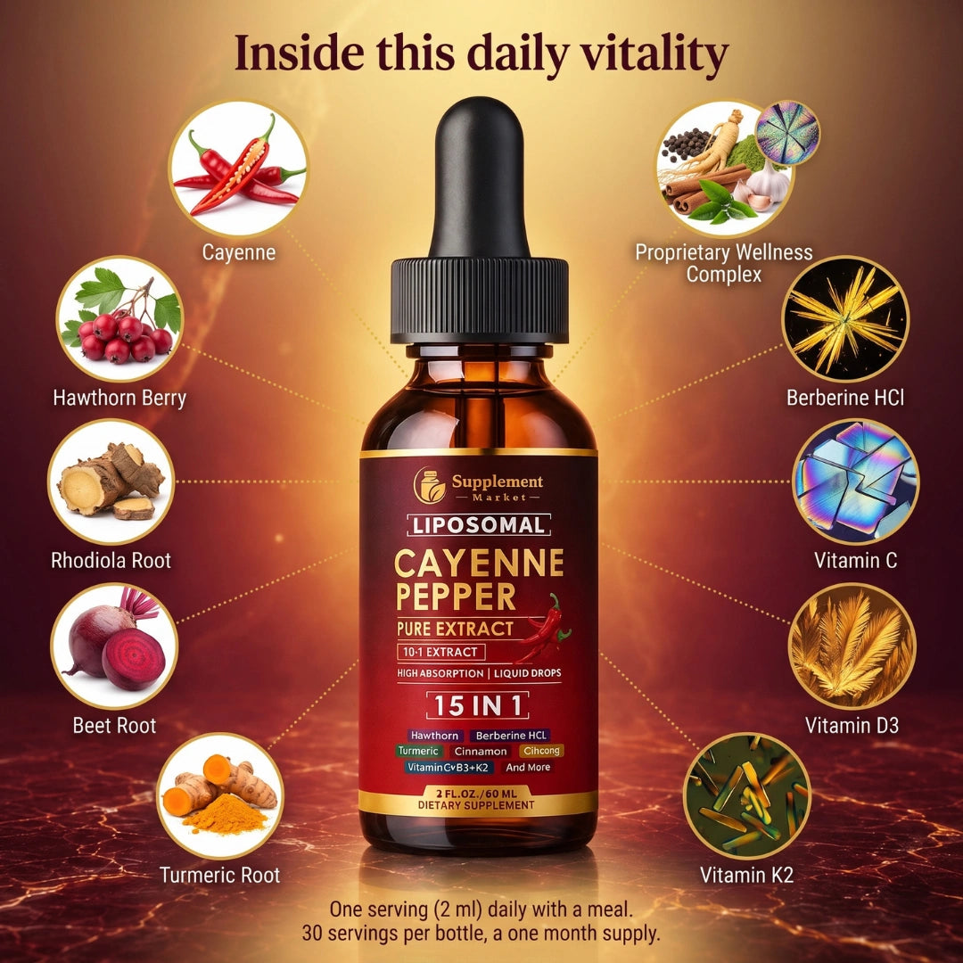Liposomal Cayenne Pepper Liquid Drops
